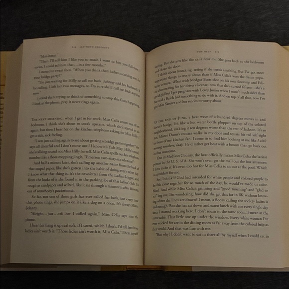 The Help by Kathryn Stockett - Yellow Hardcover - Picture 6 of 6